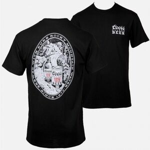 Coors Black Graphic Tee for Men